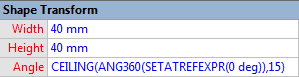 Constrained-Angle-Formula