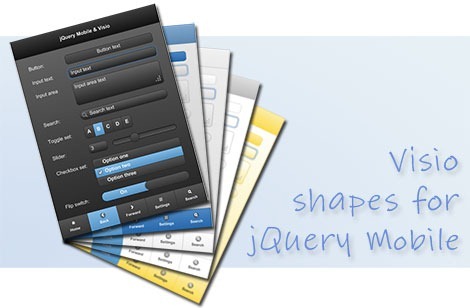 Visio Shapes For jQuery Mobile