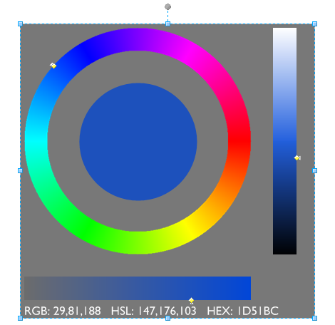 Visio color wheel