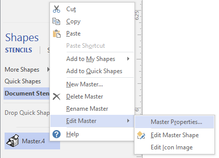 Shape Data And Custom Stencils in Microsoft Visio 