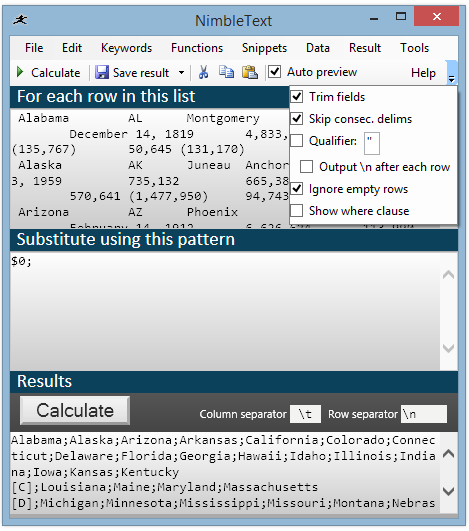 John Goldsmith's VisLog: Using NimbleText With Visio