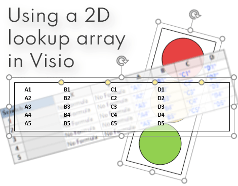 UsingA2DLookupArrayInVisio