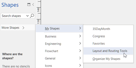 Documents / My Shapes / LayoutAndRoutingTools