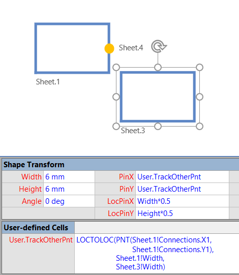 Visio LOCTOLOC function