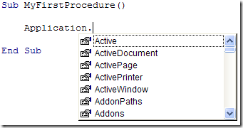 IntelliSense